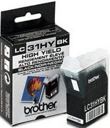 Brother LC-31HYBK Print cartridge, Print cartridge Consumable Type, Ink-jet Printing Technology, Black Color, Up to 900 pages at 5% coverage Duty Cycle, Genuine Brand New Original Brother OEM Brand, For use with MFC-3220C, MFC-3320CN, MFC-3420C and MFC-3820CN Multifunction and PPF-1820C Fax Machine Brother (LC 31HYBK LC-31HYBK LC31HYBK)