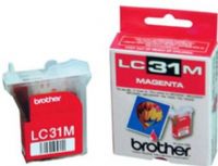 Brother LC31M Magenta Ink Cartridge New Genuine Original OEM Brother For Use With IntelliFax-1820C, MFC-3220C, MFC-3320CN, MFC-3420C, MFC-3820CN (LC-31M LC31-M LC31 LC-31) 