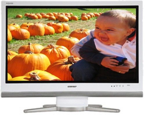 Sharp LC-32GP3U-W AQUOS 32-inch Widescreen LCD Television, White, Full HD 1080p (1920 x 1080) Resolution, 10,000:1 Dynamic Contrast Ratio & 6ms Response Time, Native Contrast Ratio 2000:1, Aspect Ratio 16:9, Brightness 450cd/m2, Built-in ATSC/QAM/NTSC Tuners (LC32GP3UW LC-32GP3UW LC32GP3U-W LC-32GP3U LC32GP3U)