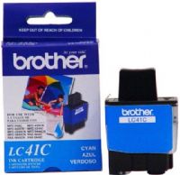 Brother LC41C Cyan Ink Cartridge, Inkjet Print Technology, Cyan Print Color, 400 Pages Duty Cycle, 5% Print Coverage, For use with Brother MFC-420CN, Genuine Brand New Original Brother OEM Brand (LC41C LC-41C LC 41C) 