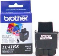 Brother LC41HYBK Black Ink Cartridge, Print cartridge Consumable Type, Ink-jet Printing Technology, Black Color, Up to 900 pages Duty Cycle, Genuine Brand New Original Brother OEM Brand, For use with FAX1940CN, FAX2440C and Brother IntelliFAX 1840C Fax Machine and 3240C, 3340CN, 5440CN and 5840CN Brother MFC Printers (LC41HYBK LC-41HYBK LC 41HYBK) 