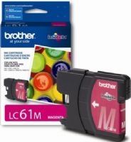 Brother LC61M Print cartridge, Print cartridge Consumable Type, Ink-jet Printing Technology, Magenta Color, Up to 325 pages Duty Cycle, Genuine Brand New Original Brother OEM Brand, For use with MFC 6490cw, MFC290c, MFC490cw, MFC790cw, MFC5490cn, MFC5890cn, DCP165c, DCP385c and DCP585cw Brother Printers (LC 61M LC-61M LC 61 M LC-61-M LC61M) 