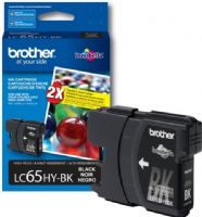 Brother LC-65HY-BK Print cartridge, Print cartridge Consumable Type, Ink-jet Printing Technology, Black Color, High Yield Cartridge Yield, Up to 750 pages Duty Cycle, Genuine Brand New Original Brother OEM Brand, For use with MFC-5890CN, MFC-6890CDW and MFC-6490CW Brother units, UPC 012502620945 (LC65HYBK LC-65HY-BK LC 65HY BK) 
