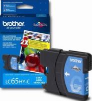 Brother LC65HYC Cyan Ink Cartridge, Print cartridge Consumable Type, Ink-jet Printing Technology, Cyan Color, High Yield Cartridge Yield, Up to 750 pages Duty Cycle, Genuine Brand New Original Brother OEM Brand (LC65HYC LC 65HYC LC-65HYC LC 65H-YC LC-65 HYC) 