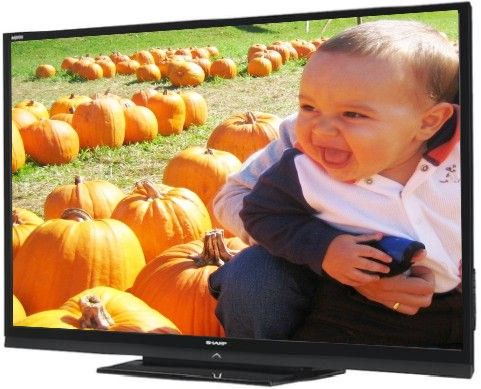 Sharp LC-80LE632U Aquos Black LED Flat Screen LCD HDTV, 80