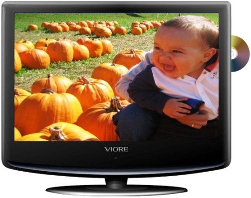 Viore LCD26V37HA LCD HD 26-Inch TV with Built-in DVD Player, 16:9 aspect ratio, Integrated ATSC/Clear QAM TV tuner for HDTV broadcast reception, 1366 x 768 native resolution for HD performance, Beautiful color depth with a contrast ratio of 800:1, Response Time 8 ms (LCD-26V37HA LCD 26V37HA LCD26V37H LCD26V37)