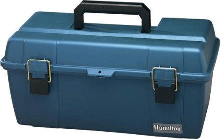 HamiltonBuhl LCP3175 Listening Center Case, Small Blue; Durable, plastic, lockable carry case for Hamilton listening centers (lock not included), UPC 681181510221 (HAMILTONBUHLLCP3175 LCP-3175 LCP 3175 LC-P3175)