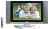 Akai LCT3226 LCD TV 32” Wide-Screen, Aspect Ratio 16:9, Resolution 1366 H x 768 V, Contrast 1,000:1; Brightness 550 cd/m2, Display Color 16.7M, Response Time 8 ms, Full-function Remote Control included, Tuner VHF/UHF, Color System NTSC-M, Stereo System MTS Stereo Reception, VHF/UHF Antenna RF Connector x1, Composite Video Input RCA x 1set, Power Source AC 100 ~ 240V, 50/60Hz; Power Consumption 210W (LC-T3226 LCT-3226 LC T3226 LCT 3226) 