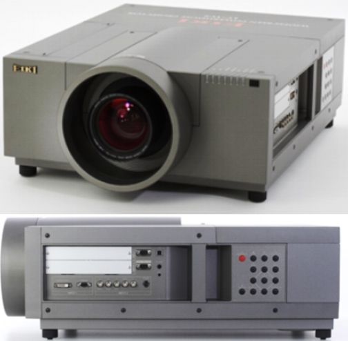 Eiki LC-X800A Powerhouse Series 3LCD+One Projector, 12000 ANSI lumens bright with 90% uniformity and a 4000:1 contrast ratio, Supplied without lens, Native Resolution XGA 1024x768, Panel Size 1.8