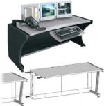 Middle Atlantic LD-4830PS-RA 48" LCD Monitoring Desk, Add A Bay, PS; Economical monitoring and control workstation; Optimized for LCD monitors, with ergonomic user features; 32.24" Depth; 30.03" Height; 47.91" Width; Primary Package Weight (US): 220; UPC 656747101229 (MIDDLEATLANTICLD4830PSRA LD4830PSRA ROOM OFFICE FURNITURE TABLE COMPUTER) 