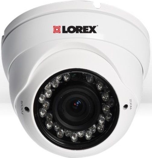 Lorex LDC7082 Weatherproof Night Vision Security Dome Camera, Advanced 960H Sony EXview II image sensor, Video image processor delivers up to 700TV lines of resolution, 2.8-12mm manual zoom lens with customizable viewing angle (33-104 diagonal field of view), Night Vision up to 155ft away in ambient lighting conditions and up to 100ft away in total darkness, UPC 778597708202 (LDC-7082 LDC 7082 LD-C7082)