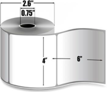 Zebra Technologies LD-R4AW5B Model Z-Perform 1000D Barcode Label; Designed for QL420, QL420plus, P4TSeries Printers; 36 Rolls per Case; 105 Labels per roll; Black sensing mark; Perforation between labels; UPC 365771407176, Weight 4 lbs (LDR4AW5B LD-R4AW5B LD R4AW5B ZEBRA-LD-R4AW5B)