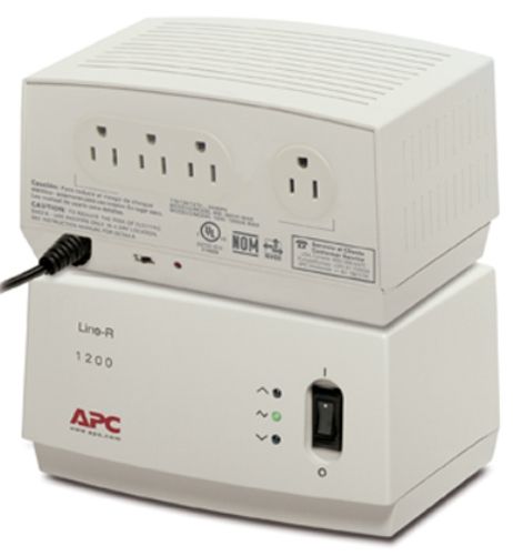 APC American Power Conversion LE1200 Line-R 1200VA Automatic Voltage Regulator, Automatic voltage regulation for protection against brownouts and overvoltages, Lightning and Surge Protection, To prevent damage to your equipment from power surges and spikes, 10.34 lbs (LE1200 LE-1200 LE 1200 LE120 LE-120) 