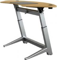 Safco LET-1000-OA Focal Sphere Standing Desk, Rated up to 180 lbs, Height-adjustable desk basetop, Powder coated aluminum cup holders, Top made with 13-layer hard-plywood, Desk top is 78" wide providing plenty of work room, Legs are made of cast aluminum with a powder coat finish, White Oak Veneer Finish (LET-1000-OA LET 1000 OA LET1000OA LET-1000 LET 1000 LET1000) 