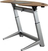 Safco LET-1000-WA Focal Sphere Standing Desk, Rated up to 180 lbs, Height-adjustable desk basetop, Powder coated aluminum cup holders, Top made with 13-layer hard-plywood, Desk top is 78" wide providing plenty of work room, Legs are made of cast aluminum with a powder coat finish, Black Walnut Veneer Finish (LET-1000-WA LET 1000 WA LET1000WA LET-1000 LET 1000 LET1000) 
