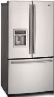 LG LFX25960ST French Door Refrigerator with External Ice/Water Dispenser & Tilt-A-Drawer Bottom Drawer, 24.7 Cu. Ft., Stainless Steel Color, French Door refrigerator with self-contained Ice System and Tilt-A-Drawer Bottom Freezer, Premium Finishes in Stainless Steel, Titanium, Smooth White and Smooth Black with Metal Handles, 4 Slide-Out, Spill-Protector Tempered Glass Shelves, SmoothTouch Digital Temperature Controls, 2 OptiBin Humidity Crispers (LFX 25960ST LFX-25960ST) 