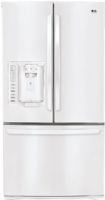 LG LFX28977SW Three-Door French Door Refrigerator with Ice and Water Dispenser, Smooth White, 27.6 Cu.Ft. Total capacity, Slim SpacePlus Ice System and Bottom Freezer, Tall Ice & Water Dispensing System, Contoured Doors with Matching Commercial Handles, Hidden Hinges, Premium LED Interior Light, UPC 048231782807 (LFX-28977SW LFX 28977SW LFX28977S LFX28977) 