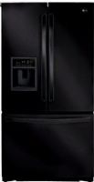 LG LFX28978SB Ultra Capacity 3 Door French Door Refrigerator, Smooth Black, 27.6 Cu.Ft. Total capacity, Slim SpacePlus Ice System and Bottom Freezer, Fully Integrated Tall Ice & Water Dispenser, Contoured Doors with Matching Commercial Handles, Hidden Hinges, Extra Door Bins and Shelf Space with Slim SpacePlus Ice System, UPC 048231783194 (LFX-28978SB LFX 28978SB LFX28978S LFX28978) 