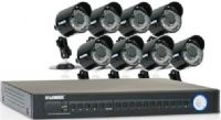 Lorex LH1161001C8B Digital Video Recorder with 16-Channel, 1TB HHD and 8 Color Security Cameras, H.264 compression video compression, Real time recording @ 360 x 240 resolution, Pentaplex operation - View, Record, Playback, Back Up & Remotely Control the system simultaneously, 18 IR LEDs provide up to 50ft/15m night vision range, UPC 778597116052 (LH-1161001C8B LH 1161001C8B LH1161001C8) 
