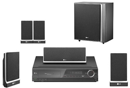 LG LHT764 Home Theater System, 1000 Watts Total Power, Made for iPod, 5 Disc Changer, 1080i Up-Conversion HDMI Output, USB Media Plus, XM Satellite Radio Ready, LG SimpLink, Re-packed in Brown Box (LHT-764 LHT 764 LHT764-P)