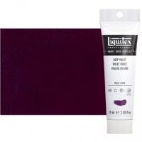 Liquitex 1045115 Professional Series Heavy Body Color, 2oz Deep Violet; This is high viscosity, pigment rich professional acrylic color, ideal for impasto and texture; Thick consistency for traditional art techniques using brushes as well as for, mixed media, collage, and printmaking applications; Impasto applications retain crisp brush stroke and knife marks; Dimensions 1.18" x 1.77" x 5.51"; Weight 0.17 lbs; UPC 094376921380 (LIQUITEX-1045115 PROFESSIONAL-1045115 LIQUITEX) 