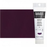 Liquitex 1045118 Professional Series Heavy Body Color, 2oz Quinacridone Blue Violet; This is high viscosity, pigment rich professional acrylic color, ideal for impasto and texture; Thick consistency for traditional art techniques using brushes as well as for, mixed media, collage, and printmaking applications; Impasto applications retain crisp brush stroke and knife marks; Dimensions 1.18" x 1.77" x 5.51"; Weight 0.17 lbs; UPC 094376921410 (LIQUITEX-1045118 PROFESSIONAL-1045118 LIQUITEX) 