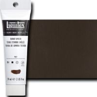 Liquitex 1045128 Professional Heavy Body Acrylic Paint, 2oz Tube, Burnt Umber; Thick consistency for traditional art techniques using brushes or knives, as well as for experimental, mixed media, collage, and printmaking applications; Impasto applications retain crisp brush stroke and knife marks; UPC 094376921434 (LIQUITEX1045128 LIQUITEX 1045128 ALVIN PROFESSIONAL SERIES 2oz BURNT UMBER) 