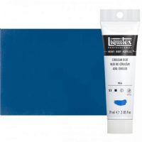 Liquitex 1045164 Professional Series Heavy Body Color, 2oz Cerulean Blue; This is high viscosity, pigment rich professional acrylic color, ideal for impasto and texture; Thick consistency for traditional art techniques using brushes as well as for, mixed media, collage, and printmaking applications; Impasto applications retain crisp brush stroke and knife marks; Dimensions 1.18" x 1.77" x 5.51"; Weight 0.21 lbs; UPC 094376921526 (LIQUITEX-1045164 PROFESSIONAL-1045164 LIQUITEX) 