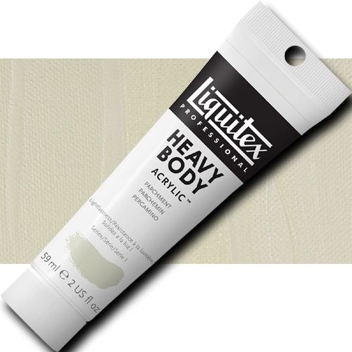 Liquitex 1045436 Professional Heavy Body Acrylic Paint, 2oz Tube, Parchment; Thick consistency for traditional art techniques using brushes or knives, as well as for experimental, mixed media, collage, and printmaking applications; Impasto applications retain crisp brush stroke and knife marks; UPC 094376922066 (LIQUITEX1045436 LIQUITEX 1045436 ALVIN PROFESSIONAL SERIES 2oz PARCHMENT)