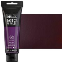 Liquitex 1046115 Basic Acrylic Paint, 4oz Tube, Deep Violet; A heavy body acrylic with a buttery consistency for easy blending; It retains peaks and brush marks, and colors dry to a satin finish, eliminating surface glare; Dimensions 1.46" x 2.44" x 6.69"; Weight 1.1 lbs; UPC 094376922301 (LIQUITEX1046115 LIQUITEX 1046115 ALVIN BASIC ACRYLIC 4oz DEEP VIOLET) 