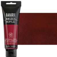 Liquitex 1046116 Basic Acrylic Paint, 4oz Tube, Alizarin Crimson Hue; A heavy body acrylic with a buttery consistency for easy blending; It retains peaks and brush marks, and colors dry to a satin finish, eliminating surface glare; Dimensions 1.46" x 2.44" x 6.69"; Weight 1.1 lbs; UPC 094376922318 (LIQUITEX1046116 LIQUITEX 1046116 ALVIN BASIC ACRYLIC 4oz ALIZARIN CRIMSON HUE) 