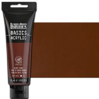 Liquitex 1046127 Basic Acrylic Paint, 4oz Tube, Burnt Sienna; A heavy body acrylic with a buttery consistency for easy blending; It retains peaks and brush marks, and colors dry to a satin finish, eliminating surface glare; Dimensions 1.46" x 2.44" x 6.69"; Weight 1.1 lbs; UPC 094376922325 (LIQUITEX1046127 LIQUITEX 1046127 ALVIN BASIC ACRYLIC 4oz BURNT SIENNA) 