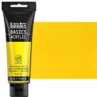 Liquitex 1046160 Basic Acrylic Paint, 4oz Tube, Cadmium Yellow Light Hue; A heavy body acrylic with a buttery consistency for easy blending; It retains peaks and brush marks, and colors dry to a satin finish, eliminating surface glare; Dimensions 1.46" x 2.44" x 6.69"; Weight 1.1 lbs; UPC 094376922356 (LIQUITEX1046160 LIQUITEX 1046160 ALVIN BASIC ACRYLIC 4oz CADMIUM YELLOW LIGHT HUE) 