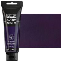 Liquitex 1046186 Basic Acrylic Paint, 4oz Tube, Dioxazine Purple; A heavy body acrylic with a buttery consistency for easy blending; It retains peaks and brush marks, and colors dry to a satin finish, eliminating surface glare; Dimensions 1.46" x 2.44" x 6.69"; Weight 1.1 lbs; UPC 094376922387 (LIQUITEX1046186 LIQUITEX 1046186 ALVIN BASIC ACRYLIC 4oz DIOXAZINE PURPLE) 