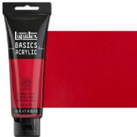 Liquitex 1046292 Basic Acrylic Paint, 4oz Tube, Naphthol Crimson; A heavy body acrylic with a buttery consistency for easy blending; It retains peaks and brush marks, and colors dry to a satin finish, eliminating surface glare; Dimensions 1.46" x 2.44" x 6.69"; Weight 1.1 lbs; UPC 094376932959 (LIQUITEX1046292 LIQUITEX 1046292 ALVIN BASIC ACRYLIC 4oz NAPHTHOL CRIMSON) 
