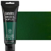 Liquitex 1046350 Basic Acrylic Paint, 4oz Tube, Permanent Green Deep; A heavy body acrylic with a buttery consistency for easy blending; It retains peaks and brush marks, and colors dry to a satin finish, eliminating surface glare; Dimensions 1.46" x 2.44" x 6.69"; Weight 1.1 lbs; UPC 094376922486 (LIQUITEX1046350 LIQUITEX 1046350 ALVIN BASIC ACRYLIC 4oz PERMANENT GREEN DEEP) 