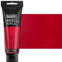 Liquitex 1046415 Basic Acrylic Paint, 4oz Tube, Primary Red; A heavy body acrylic with a buttery consistency for easy blending; It retains peaks and brush marks, and colors dry to a satin finish, eliminating surface glare; Dimensions 1.46" x 2.44" x 6.69"; Weight 1.1 lbs; UPC 094376931235 (LIQUITEX1046415 LIQUITEX 1046415 ALVIN BASIC ACRYLIC 4oz PRIMARY RED) 