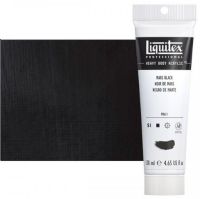 Liquitex 1047276 Professional Series Heavy Body Color, 4.65oz Mars Black; This is high viscosity, pigment rich professional acrylic color, ideal for impasto and texture; Thick consistency for traditional art techniques using brushes as well as for, mixed media, collage, and printmaking applications; Impasto applications retain crisp brush stroke and knife marks; Dimensions 1.89" x 1.89" x 7.28"; Weight 0.5 lbs; UPC 094376922707 (LIQUITEX-1047276 PROFESSIONAL-1047276 LIQUITEX PAINT) 