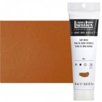 Liquitex 1047330 Professional Series Heavy Body Color, 4.65oz Raw Sienna; This is high viscosity, pigment rich professional acrylic color, ideal for impasto and texture; Thick consistency for traditional art techniques using brushes as well as for, mixed media, collage, and printmaking applications; Impasto applications retain crisp brush stroke and knife marks; Dimensions 1.89" x 1.89" x 7.28"; Weight 0.46 lbs; UPC 094376922752 (LIQUITEX-1047330 PROFESSIONAL-1047330 LIQUITEX) 