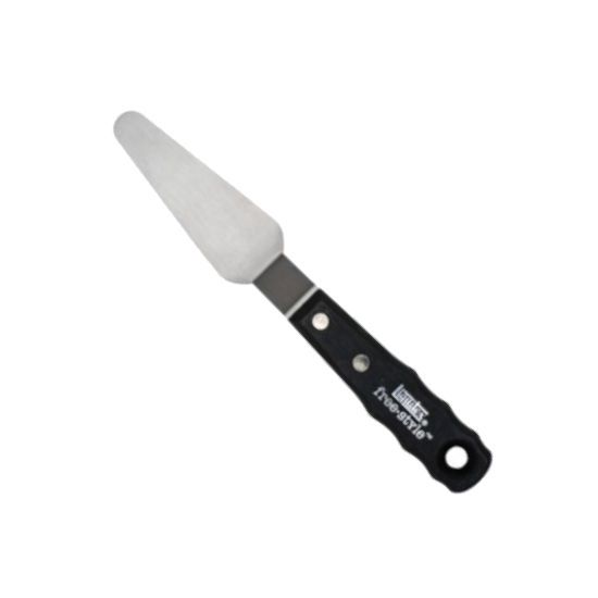 Liquitex 109910 Free Style, Large Scale Painting Knife #10; The right combination of stainless resilience and flexible spring to facilitate and painting application; Hard wearing, high quality professional trowels, spatulas and palette knive; Riveted handles give strength and durability; Dimensions 1.00