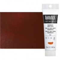 Liquitex 2002129 Professional Series Heavy Body Color, 2oz Transparent Burnt Sienna; This is high viscosity, pigment rich professional acrylic color, ideal for impasto and texture; Thick consistency for traditional art techniques using brushes as well as for, mixed media, collage, and printmaking applications; Impasto applications retain crisp brush stroke and knife marks; Dimensions 1.65" x 1.65" x 2.68"; Weight 0.18 lbs; UPC 094376943733 (LIQUITEX-2002129 PROFESSIONAL-2002129 LIQUITEX) 