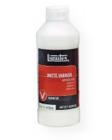 Liquitex 5216 Matte Varnish 16 oz; Low viscosity, fluid; Translucent when wet, clear when dry; 100% acrylic polymer varnish; Water soluble when wet; Good chemical and water resistance; Dry to a non-tacky, hard, flexible surface that is resistant to dirt retention; UPC 094376923902 (LIQUITEX5216 LIQUITEX-5216 PAINTING) 
