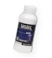 Liquitex 5308 White Gesso 8oz; Classic white sealer and ground for absorbent surfaces, such as canvas, paper, or wood; Provides the proper surface sizing, tooth, and absorbency for acrylic and oil paints; One coat is usually enough; Traditional gesso is meant to be opaque titanium white for good coverage; Two coats are recommended under oil color; Shipping Weight 0.85 lb; Shipping Dimensions 2.36 x 2.36 x 5.51 in; UPC 094376923940 (LIQUITEX5308 LIQUITEX-5308 ARTWORK) 