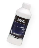 Liquitex 5316 White Gesso 16 oz; Classic white sealer and ground for absorbent surfaces, such as canvas, paper, or wood; Provides the proper surface sizing, tooth, and absorbency for acrylic and oil paints; One coat is usually enough; Traditional gesso is meant to be opaque titanium white for good coverage; Two coats are recommended under oil color; Shipping Weight 1.61 lb; Shipping Dimensions 2.76 x 2.76 x 7.28 in; UPC 094376923957 (LIQUITEX5316 LIQUITEX-5316 GESSO PAINTING) 