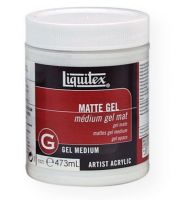 Liquitex 5322 Matte Gel Medium 16 oz; Dries translucent with a satin/matte finish; Viscosity and body similar to heavy body acrylic color; Great adhesion; Translucent when wet, transparent when dry; Thicker applications result in less transparent dry medium films; Mix with heavy body acrylic colors to obtain paint similar in color depth to oil paint; Color mix will dry to a satin sheen; Shipping Weight 1.38 lbs; UPC 094376931327 (LIQUITEX5322 LIQUITEX-5322 PAINTING MEDIUM) 