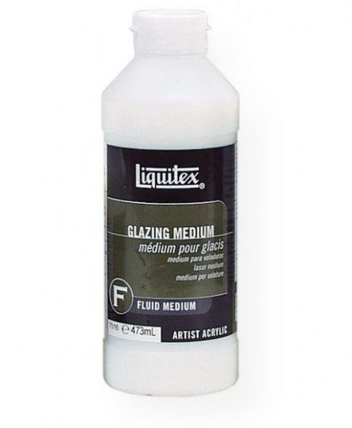 Liquitex 7516 Glazing Medium 16 oz; For creating brilliant jewel like glazes with acrylic artist colors; Excellent brushing and leveling qualities; Dries quickly for rapid layering; Mix with any amount of acrylic color; Small quantities of color provide the most transparency; Works best with transparent or translucent colors; Flexible, non-yellowing and water resistant when dry; Shipping Weight 1.27 lbs; UPC 094376931600 (LIQUITEX7516 LIQUITEX-7516 PAINTING MEDIUM)