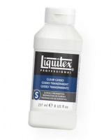 Liquitex 7608 Clear Gesso 8 oz; A very clear size and ground that keeps the working surface visible; Provides an ideal degree of tooth for pastel, oil pastel, graphite, and charcoal as well as an excellent ground for acrylic and oil paints; This gesso is ideal for painting over colored or patterned surfaces, or over an under drawing; Mix with acrylic color to establish a tinted transparent/translucent ground; UPC 094376931662 (LIQUITEX7608 LIQUITEX-7608 ARTWORK) 