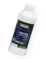 Liquitex 7616 Clear Gesso 16 oz; A very clear size and ground that keeps the working surface visible; Provides an ideal degree of tooth for pastel, oil pastel, graphite, and charcoal as well as an excellent ground for acrylic and oil paints; This gesso is ideal for painting over colored or patterned surfaces, or over an under drawing; Mix with acrylic color to establish a tinted transparent/translucent ground; UPC 094376931679 (LIQUITEX7616 LIQUITEX-7616 GESSO PAINTING) 