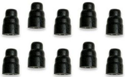 Listen Technologies LA-411 Replacement Protective Ear Bud Tips (Foam), Black, Specifically Designed To Directly Fit LA-406 Protective Ear Buds And LA-456 Headset 6, Protect Hearing With Noise Reduction Rating Of 29 Db (Silicone), Comes With Ten (10) Replacement Tips In Each Pack, UPC 819267026063 (LISTENTECHLA411 LA411 LA 411)