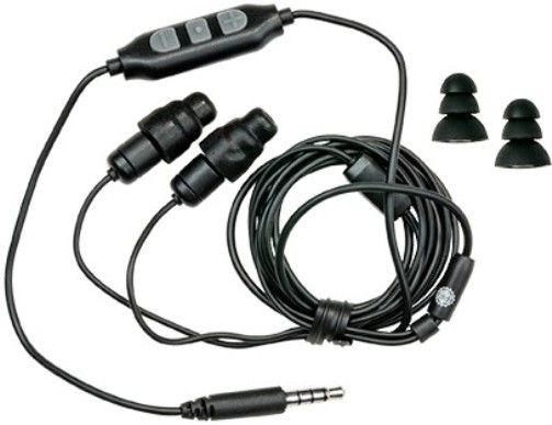 Listen Technologies LA-456 Headset 6 Protective Ear Buds with Microphone, Black, Protect Hearing With Noise Reduction Rating Of 29 dB (Foam) & 27 dB (Silicone), Built-In Mic For Convenient Two-Way Communication, Universal Design To Fit Large Or Small Ears Comfortably, Durable Construction For Long Life And Easy Cleaning Or Disinfecting, UPC 819267026049 (LISTENTECHLA456 LA456 LA 456)